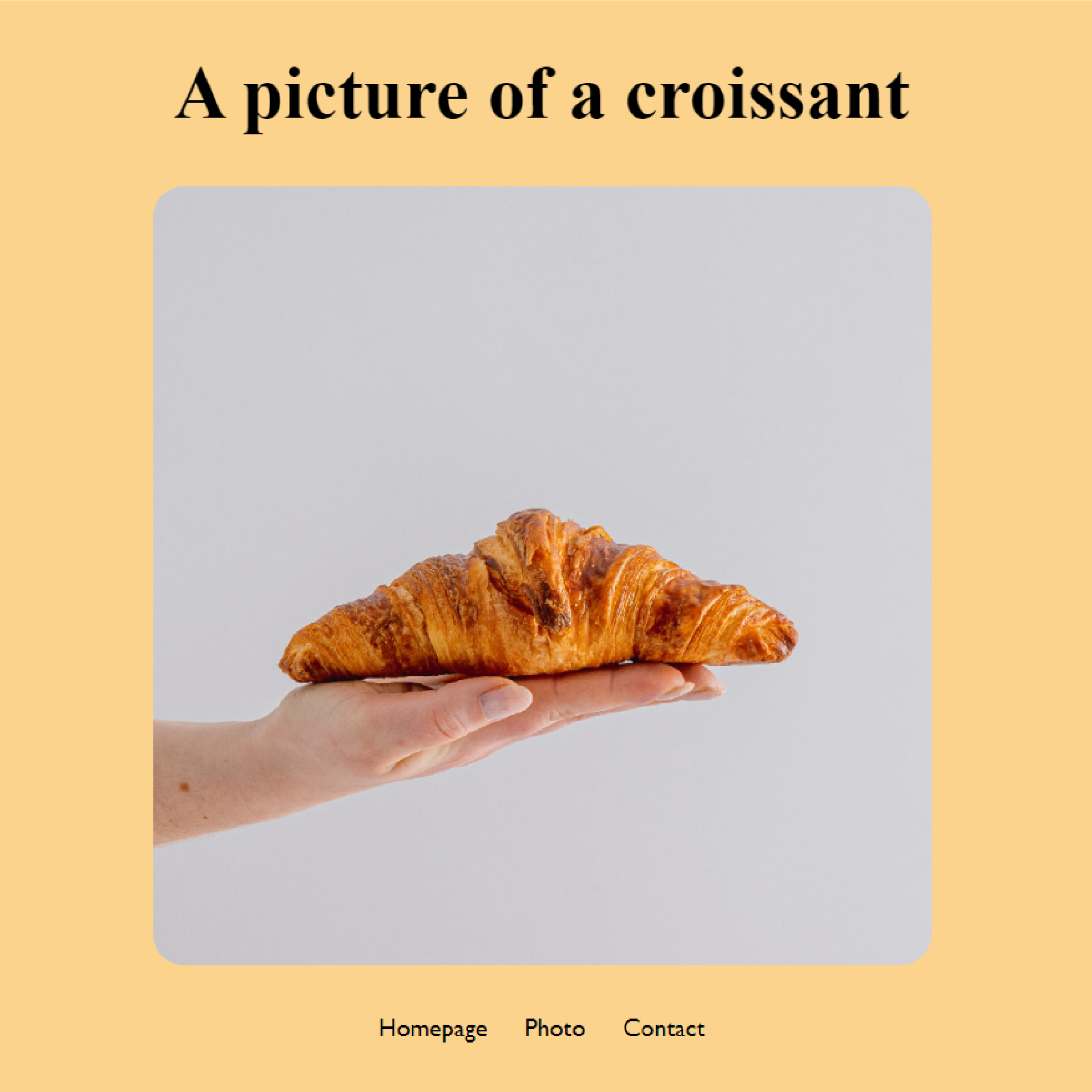 Croissant Bakery Project preview